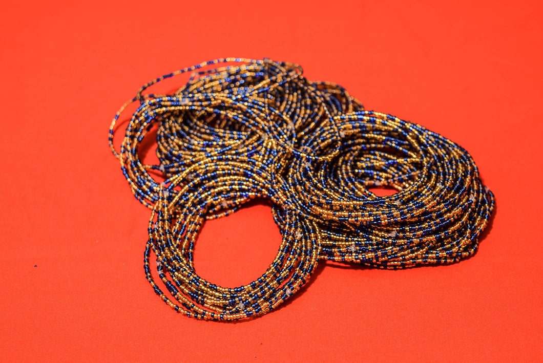Radiant Navy Gold Bracelets