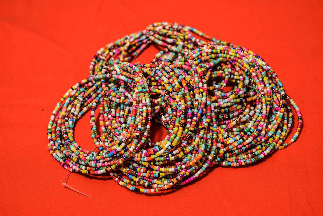 Multi-Color Glass Bead Bracelets